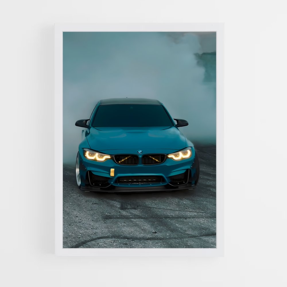 Poster BMW M38 Racing (vue 3)